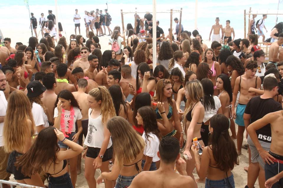 טירוף ברזילאי במסיבת החוף  לנוער שאירגנה פנאי העיר